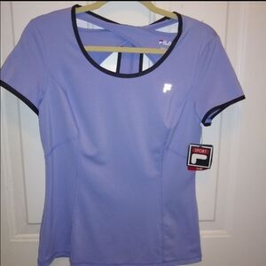 Fila Periwinkle Blue Racerback Workout Top